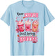 Dear Cupid Just Bring Coffee Funny Valentine Heart Season T-Shirt - T-Shirt | Light Blue