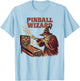 Pinball Wizard Pinball Lover Funny Arcade Gamer Vintage T-Shirt - T-Shirt | Light Blue