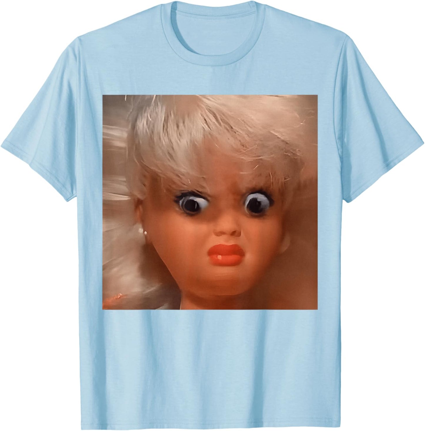 Disgusted FACE Meme Baby Babe X Only Baby Love Date Fans T-Shirt - T-Shirt | Light Blue