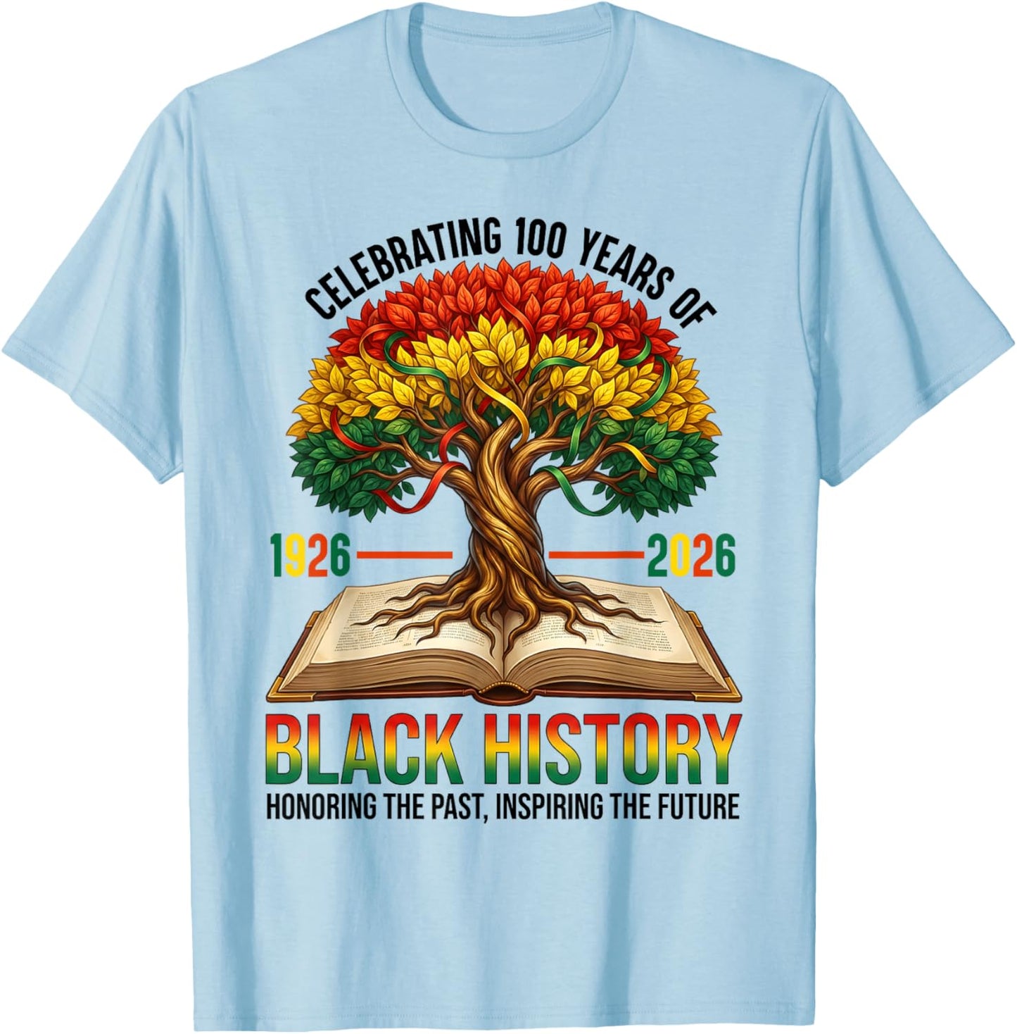Celebrating 100 Years Equality is Greater Than Division T-Shirt - T-Shirt | Light Blue