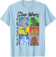 Star Wars May The Fourth Be With You Character Panels T-Shirt - T-Shirt | Light Blue