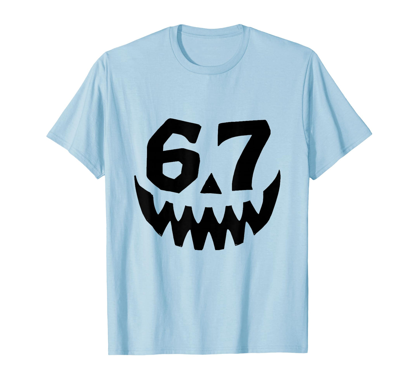 Number 67 Matching Six Seven 6 7 Meme 6 7 Halloween Costume T-Shirt