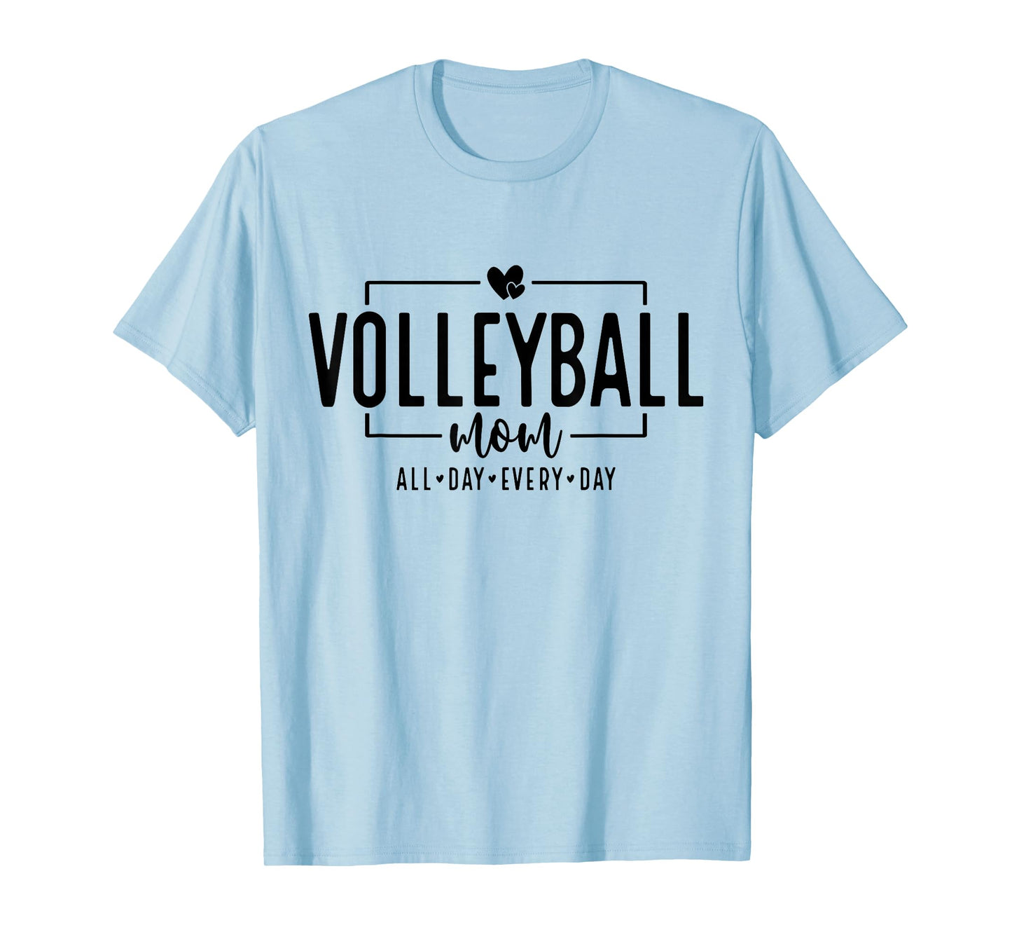 Volleyball Mom Cute Elegant Sports Graphic Mother Volleyball T-Shirt