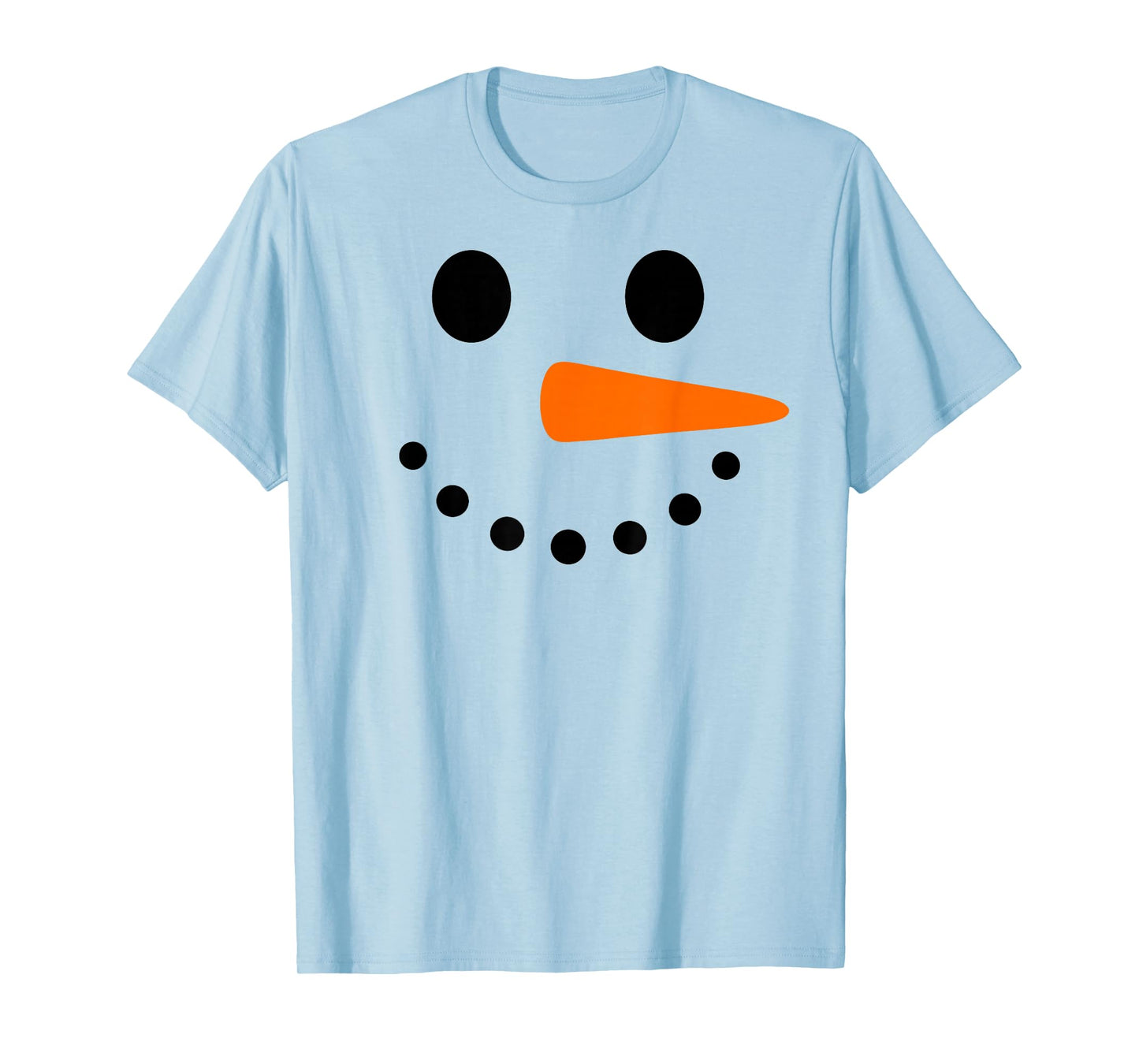 Snowman Face Christmas Costume T-Shirt