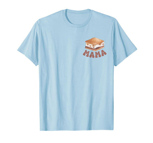 Mama S'More First Birthday Camping to Be One 1st Family T-Shirt