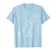 Lucky Cat Shamrock Minimalist St Patricks Day Women Kids Men T-Shirt
