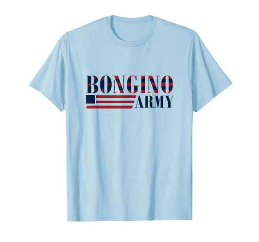 Bongino Army Graphic Tee Front Print T-Shirt