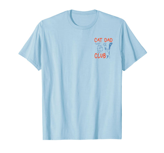 Retro Cat Dad Club Life is Better with Cats Funny Cat Lover T-Shirt