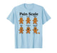 Pain Scale Gingerbread Man Funny Nurse Christmas ICU Nurse T-Shirt