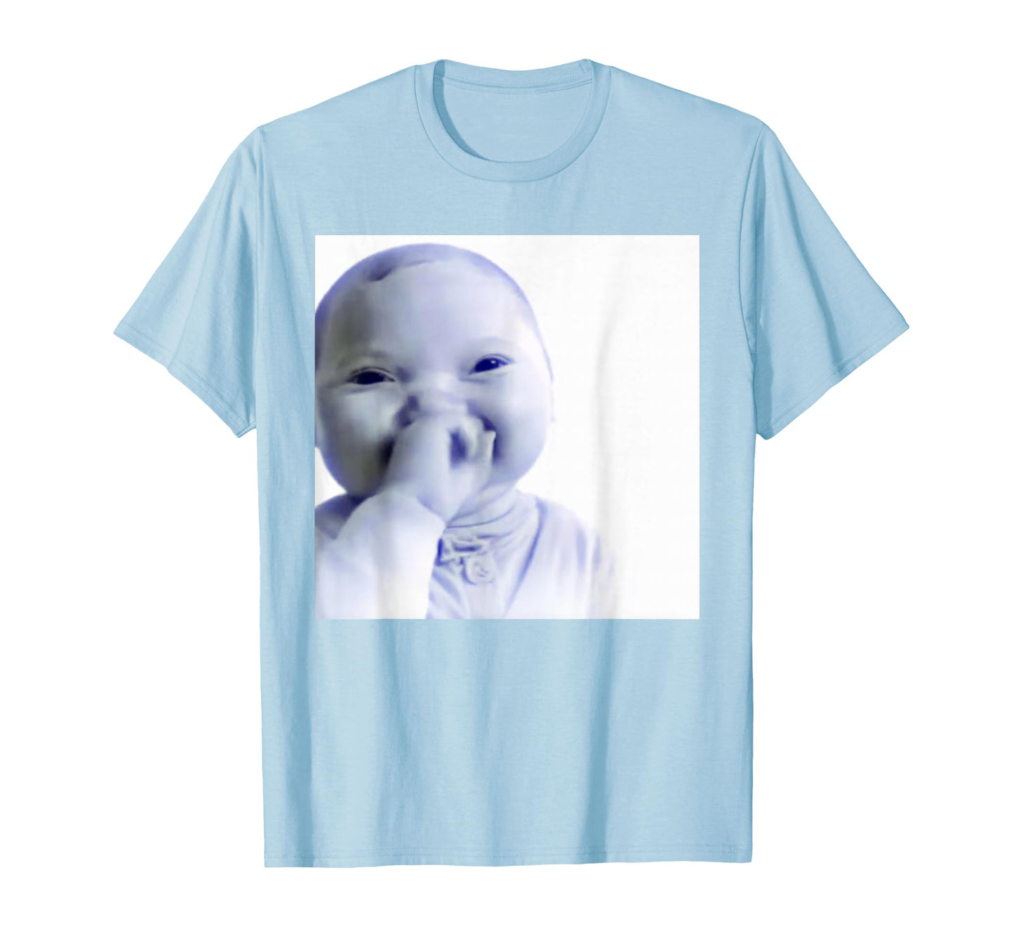 Funny Ai Baby Holding Laugh Meme T-Shirt