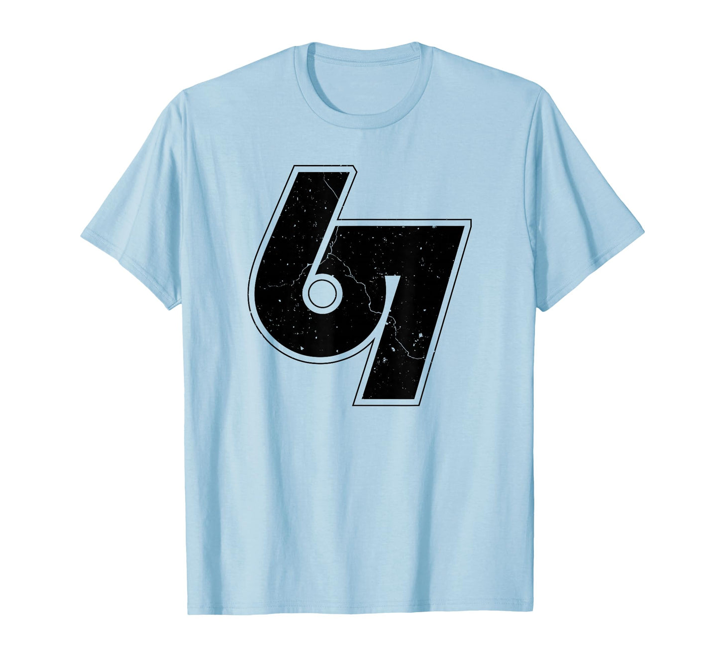 Vintage 6 7 Meme Six Seven Logo Namaste Funny Halloween T-Shirt