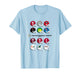 2025 College Football Playoff Tournament 12 Team Helmets T-Shirt