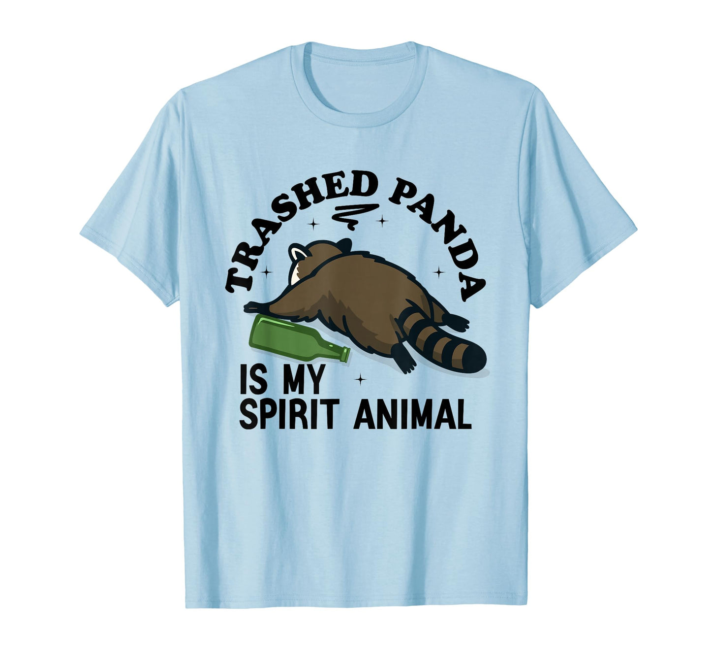 Trashed Panda is My Spirit Animal Funny Trash Racoon Meme T-Shirt
