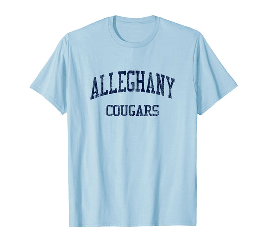 Alleghany High School HS Covington VA Vintage Sports T-Shirt