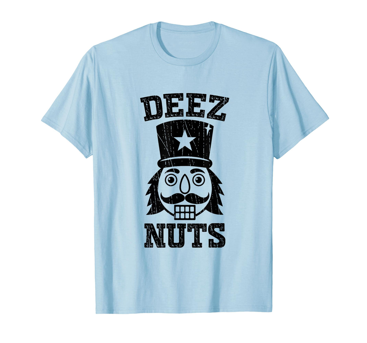 Deez-Nuts Christmas Nutcracker Adult Humor Xmas Pun Men Joke T-Shirt
