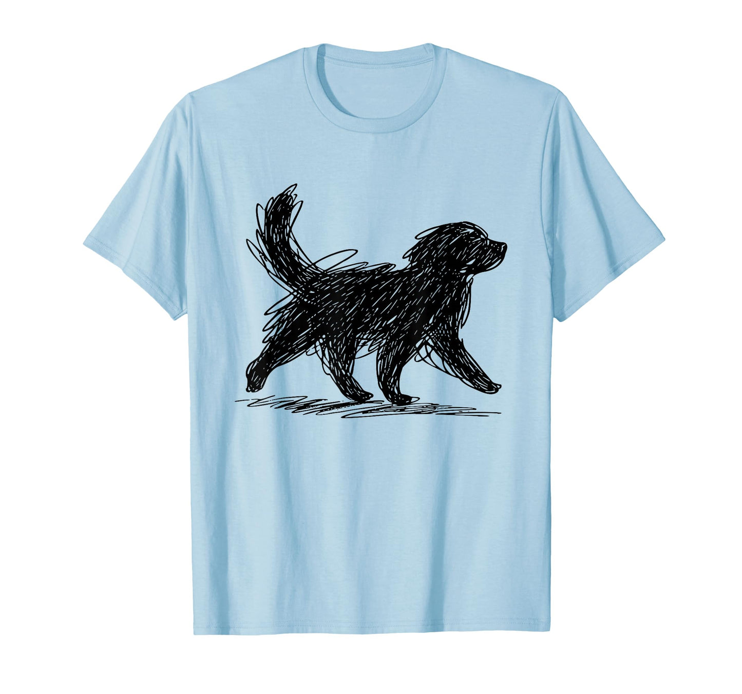 Minimalist Dog Art T-Shirt