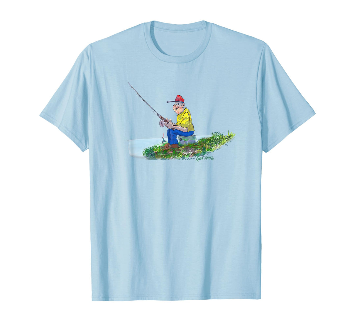 Fun Fishing Guy T-Shirt