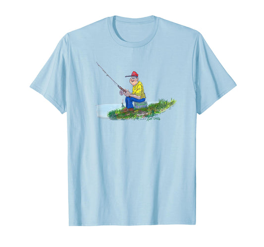 Fun Fishing Guy T-Shirt