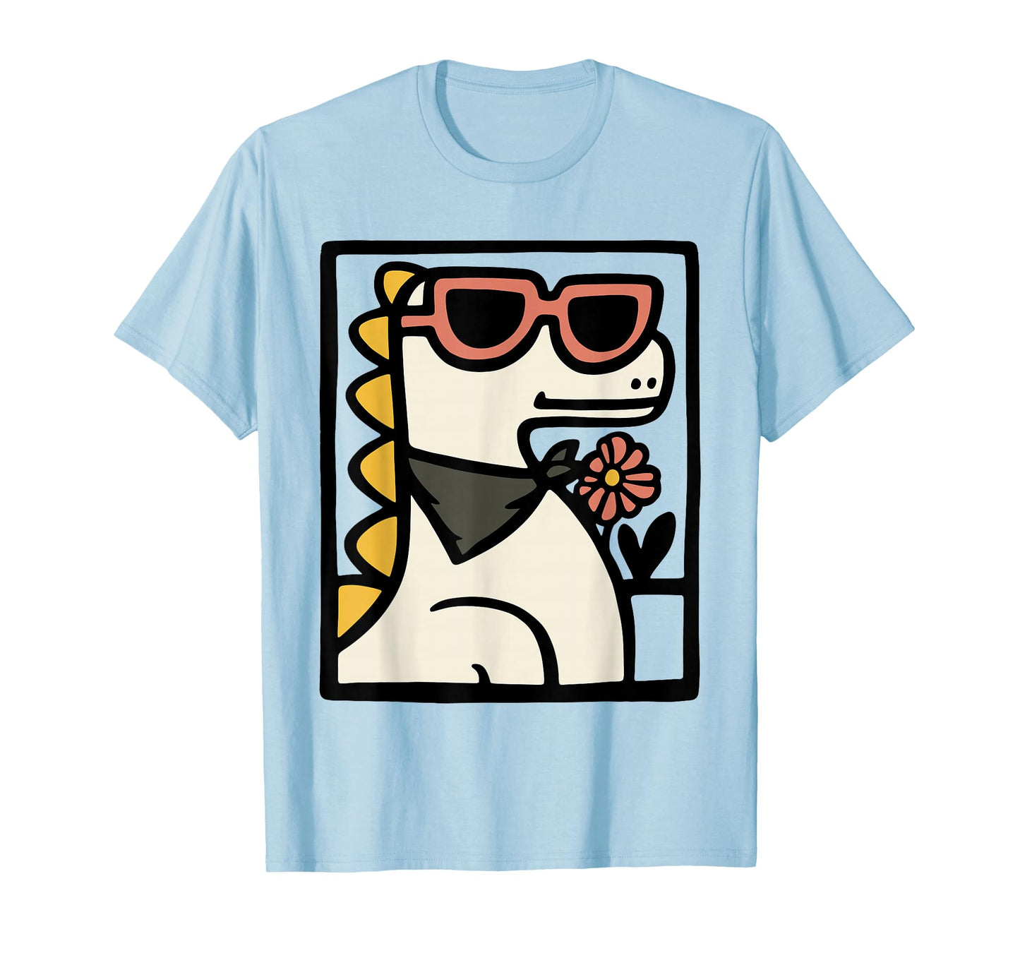 Mama Saurus Dinosaur Art – Cute Dino Mom with Sunglasses T-Shirt