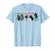 Black Cat Merry Christmas for Funny Men Boys Grandkids Xmas T-Shirt