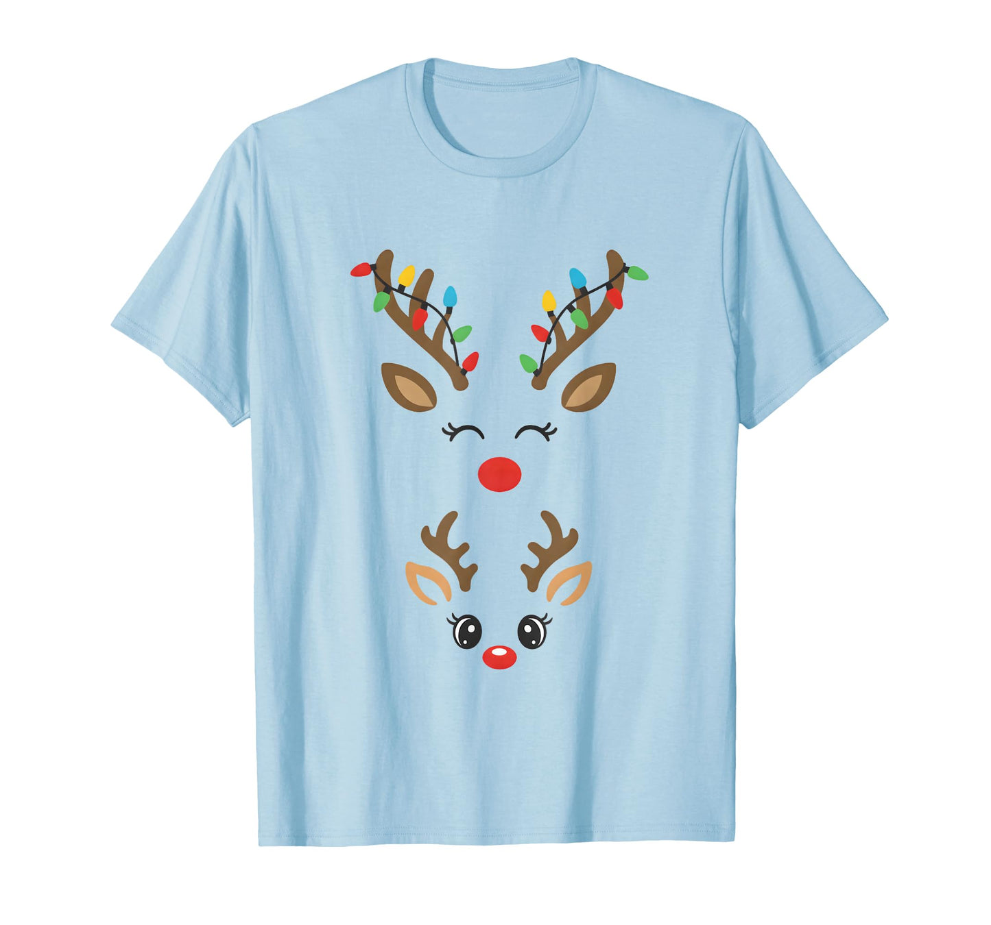 Funny Christmas Pregnancy Reindeer Pregnancy Announcement T-Shirt
