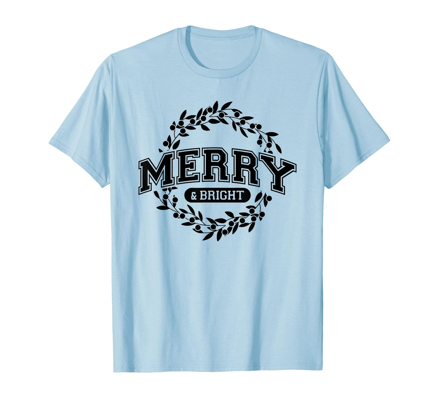 Moody and Uptight Merry and Xmas Bright Matching Couple T-Shirt