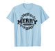 Moody and Uptight Merry and Xmas Bright Matching Couple T-Shirt