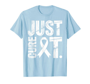Just Cure It Pink Ribbon Breast Cancer Awareness Men Women T-Shirt