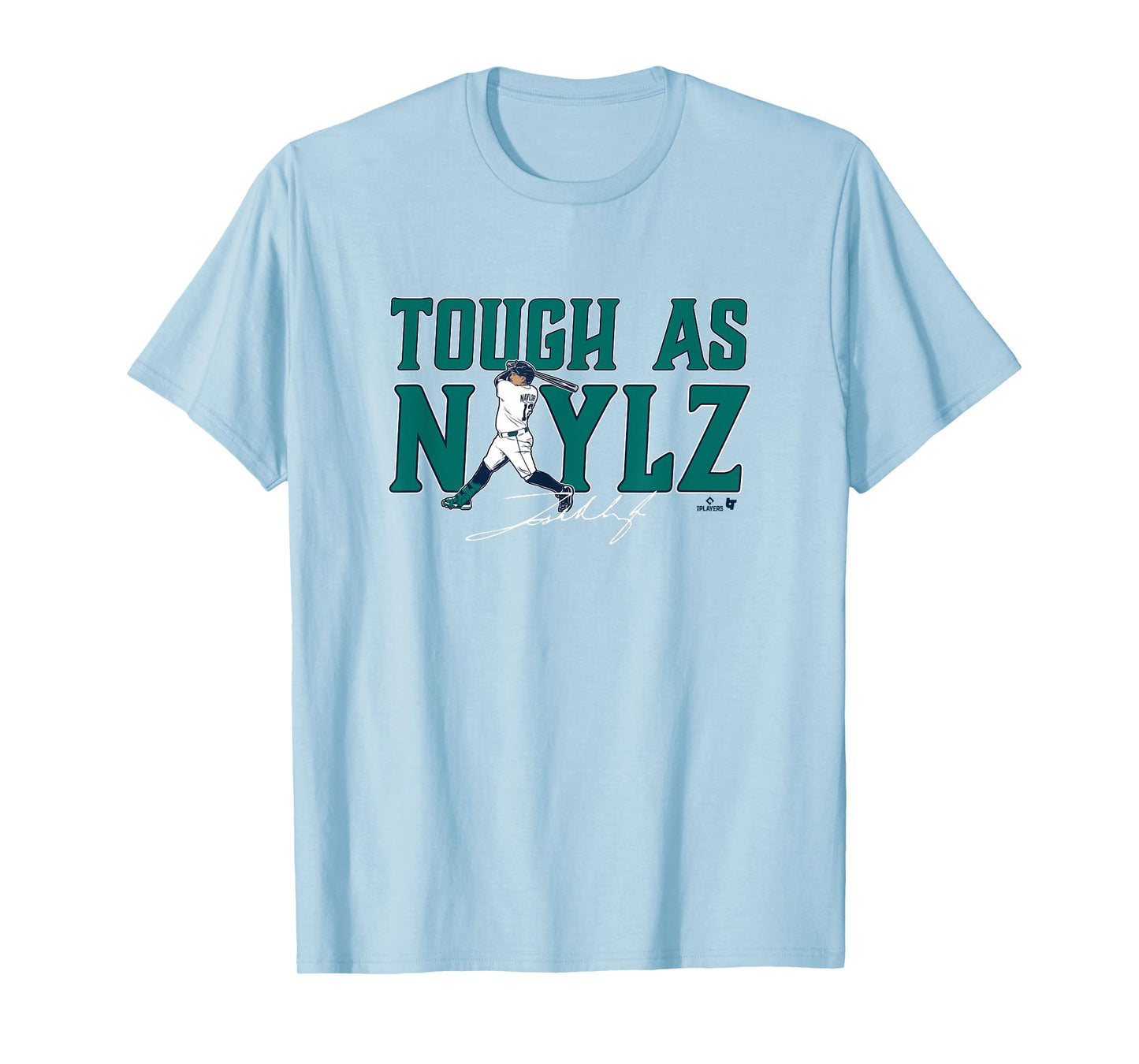 Josh Naylor - Tough as Nails (Gray) - Seattle Baseball T-Shirt