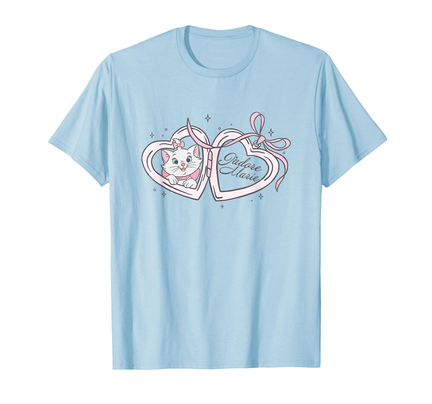Disney The Aristocats J'Adore Marie Heart Locket Portrait T-Shirt