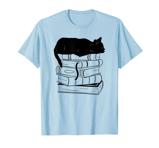 Cute Cat Friends for Book Lover T-Shirt