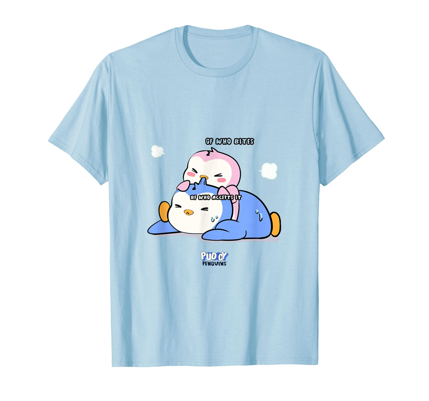 Official Pudgy Penguins Merch | GF Bite | Duo Pengu & Polly T-Shirt