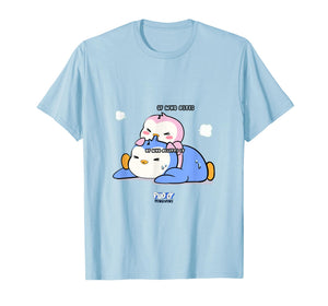 Official Pudgy Penguins Merch | GF Bite | Duo Pengu & Polly T-Shirt