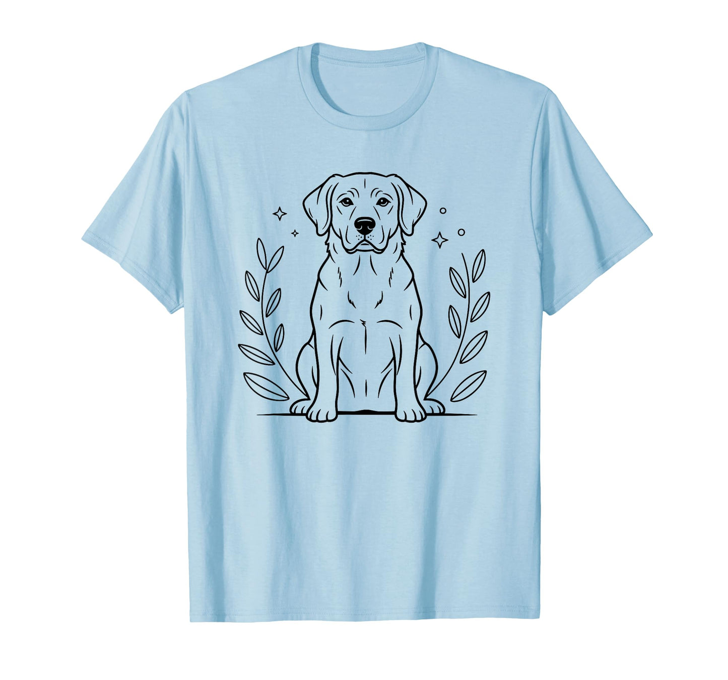 Line Art Chesapeake Bay Retriever Minimalist Chessie T-Shirt
