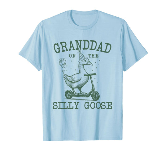 Granddad of The Silly Goose First Birthday Family Matching T-Shirt
