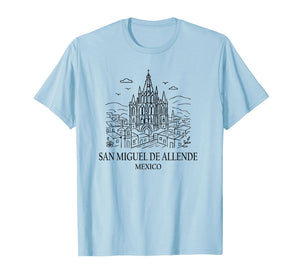 San Miguel de Allende Mexico City Skyline Travel Souvenir T-Shirt