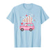 Christmas Tree Cake Santa Claus Retro Car Tis The Season T-Shirt