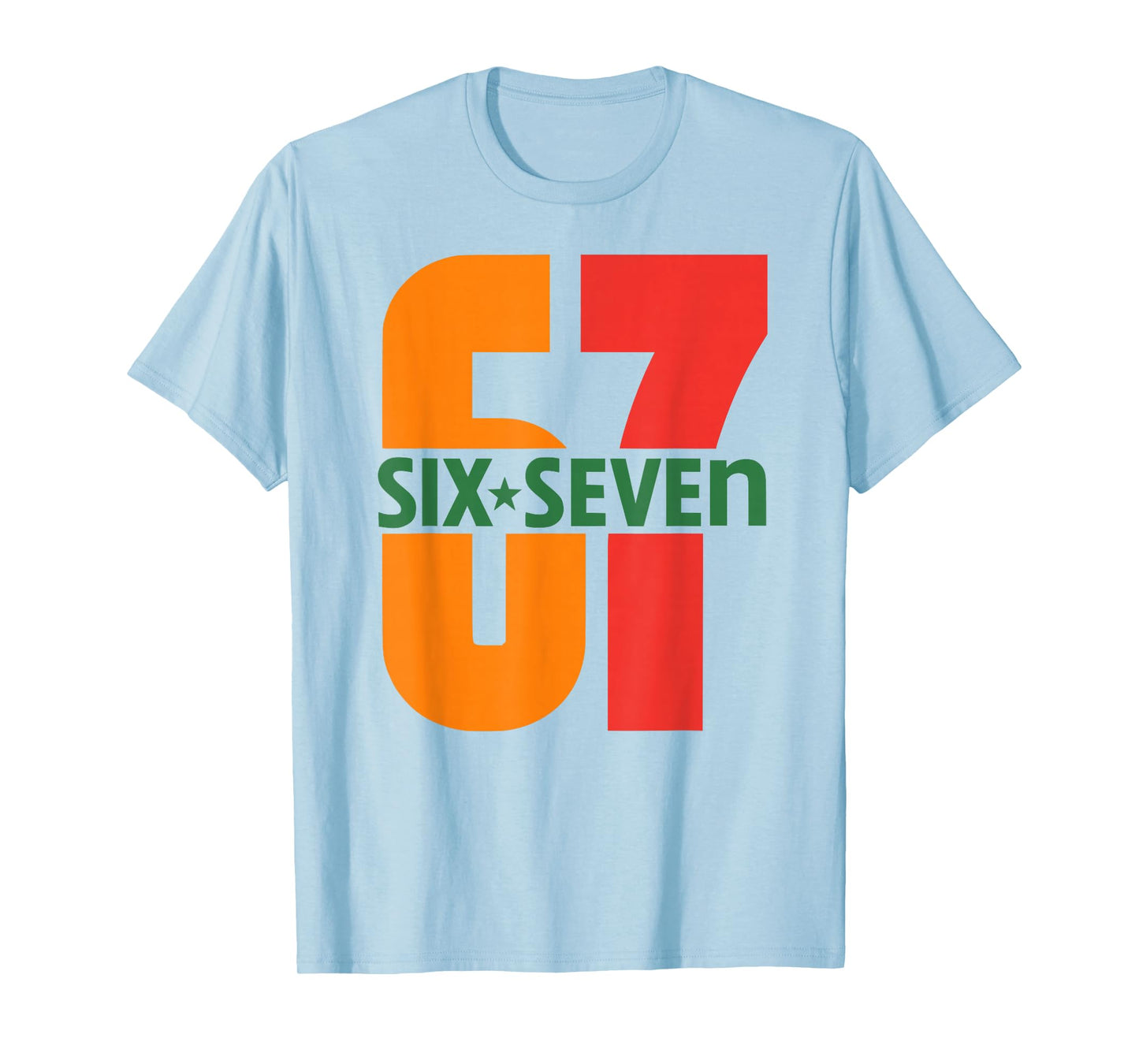 Six Seven Kids Tshirt 67 Boys Girls Teens Teachers 6 7 Tee T-Shirt