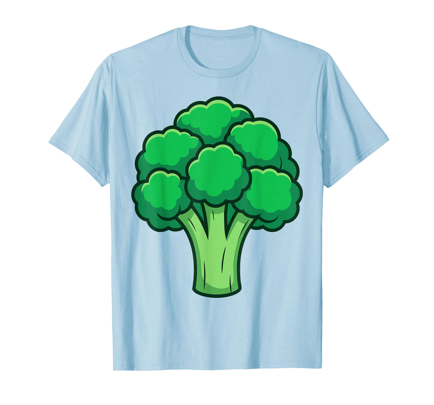 Broccoli Shirt Adult Kids Men Women Green Broccoli Costume T-Shirt