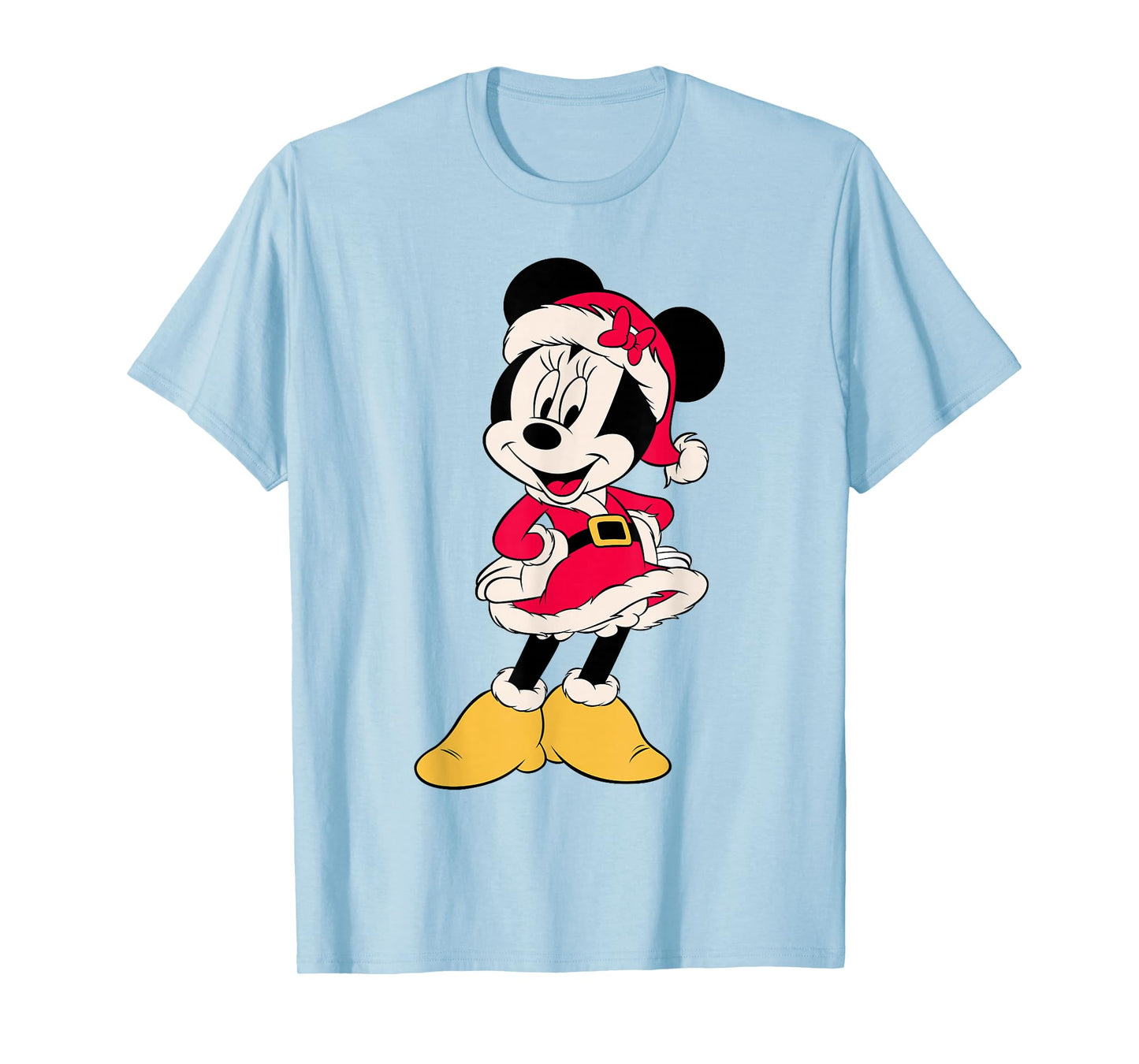 Disney Minnie Mouse Christmas Cute Mrs. Claus Costume T-Shirt