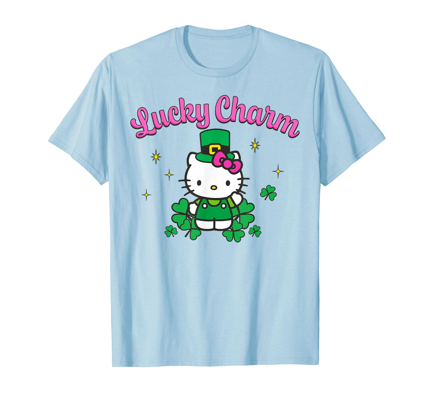 Hello Kitty St. Patrick's Day Lucky Charm Leprechaun Outfit T-Shirt