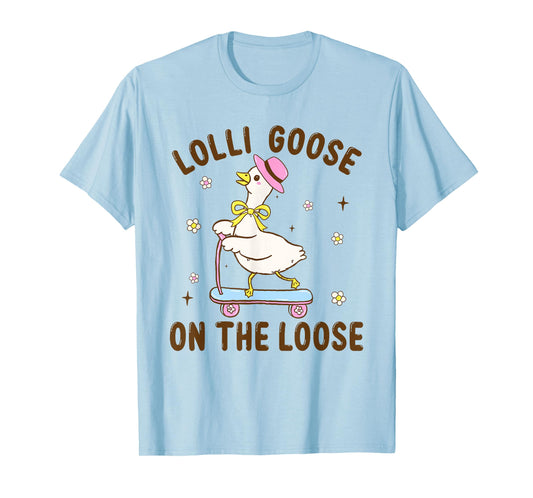 Lolli Goose On The Loose Funny Birthday Matching Family T-Shirt