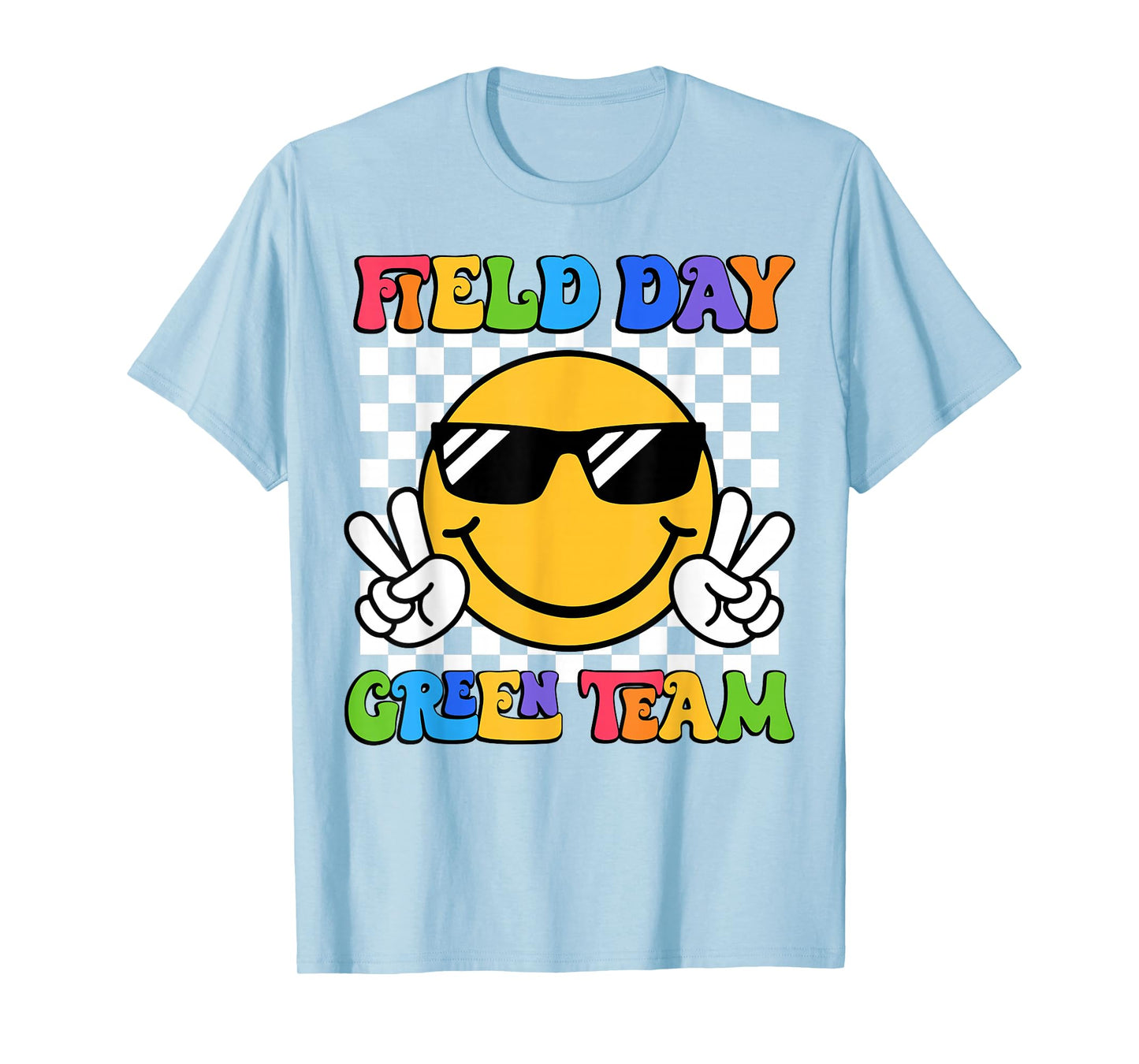 Field Day Green Team Funny for Teacher Kids Field Day Games T-Shirt