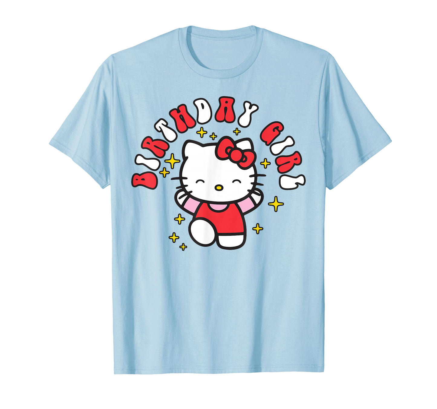 Hello Kitty Birthday Girl Hello Kitty Glimmering Happy Cheer T-Shirt