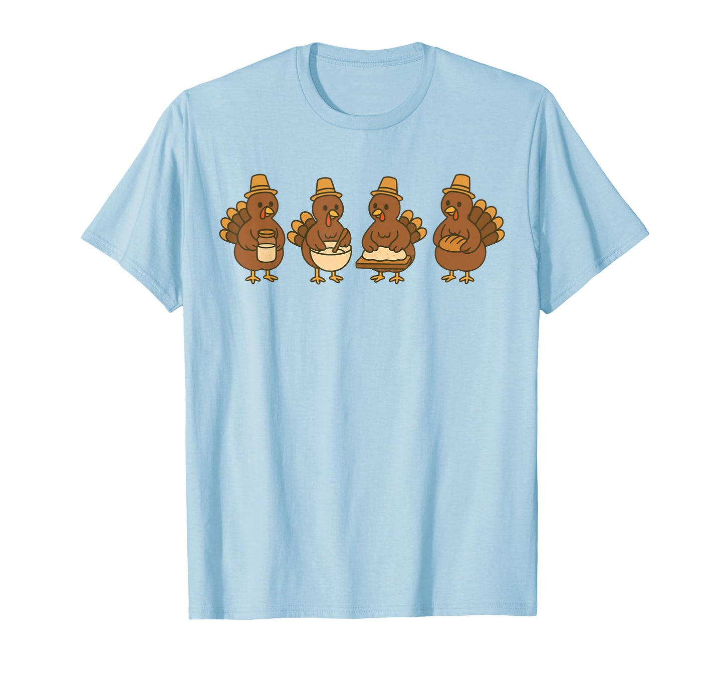 Sourdough Baker Turkey Thanksgiving Bakery T-Shirt