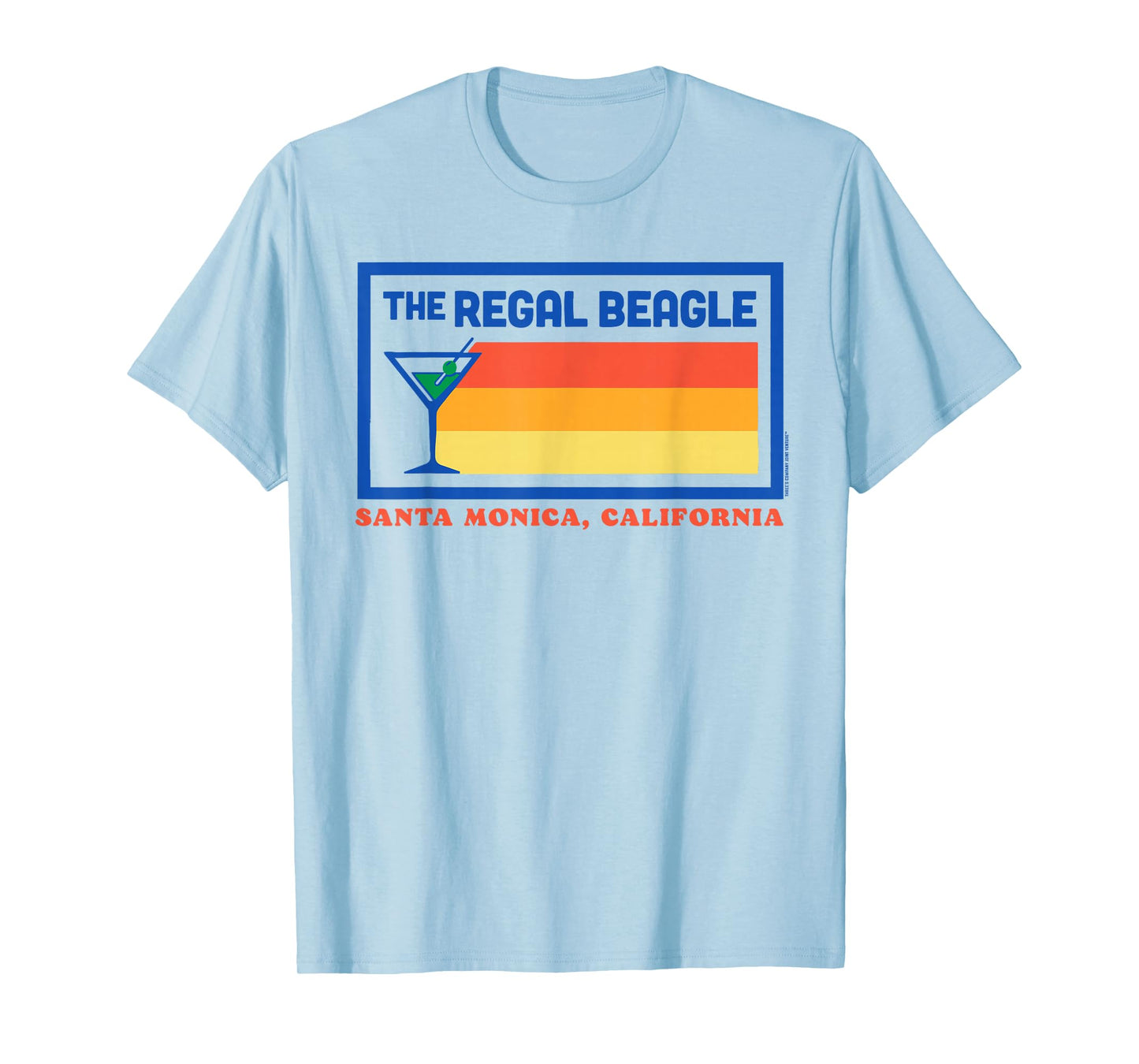 Regal Beagle Cocktail Lounge Three's Company Chromatic 80s T-Shirt