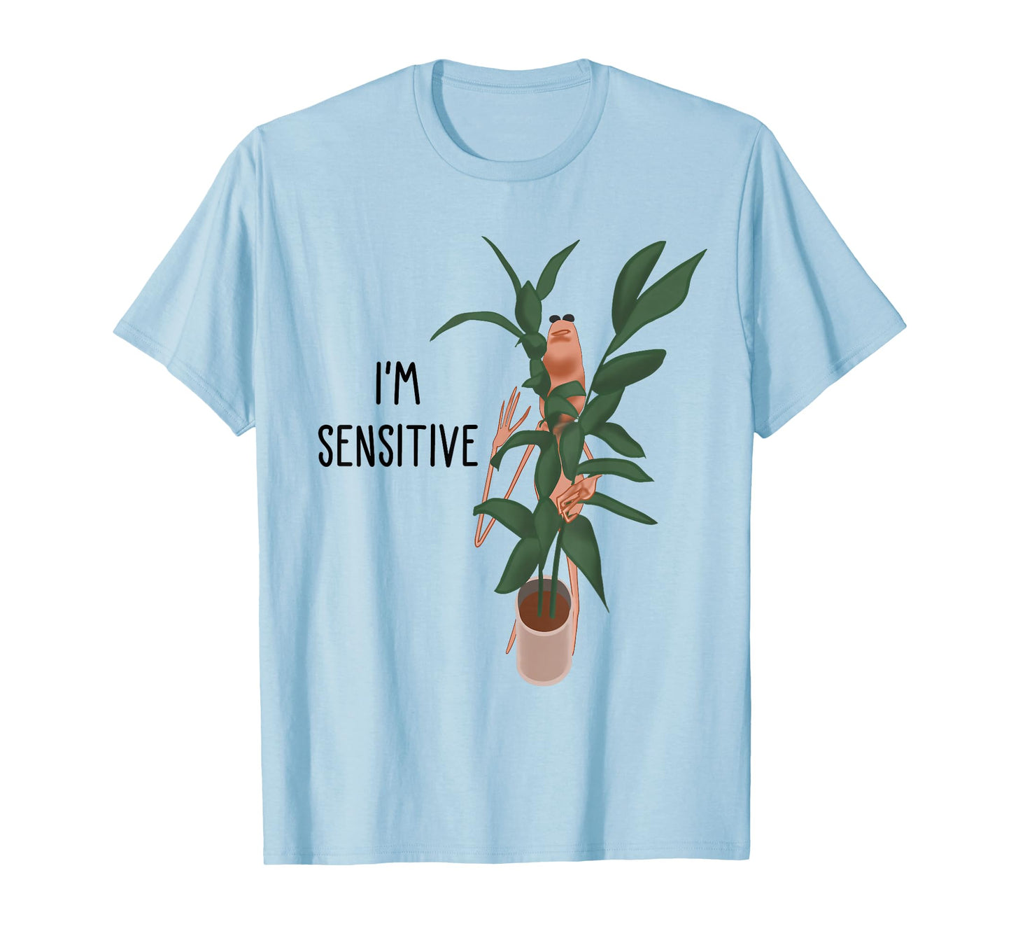 Marcus The Worm I’m Sensitive Funny Meme Brain Rot T-Shirt