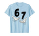 Six Seven 67 Hands 6 7 Kids 67 Teen Boys 6-7 Meme Funny T-Shirt