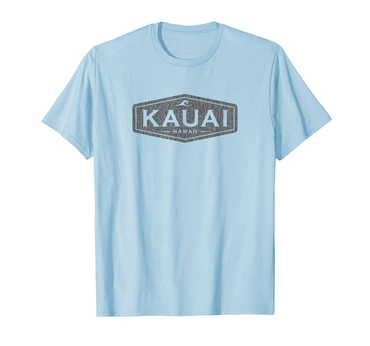 Kauai Hawaii Waves Vintage Mens Womens Girls Boys Souvenir T-Shirt