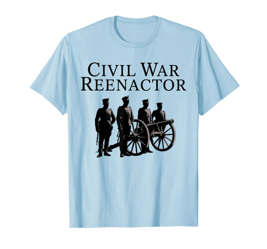 Proud Civil War Reenactor American History Enthusiast T-Shirt
